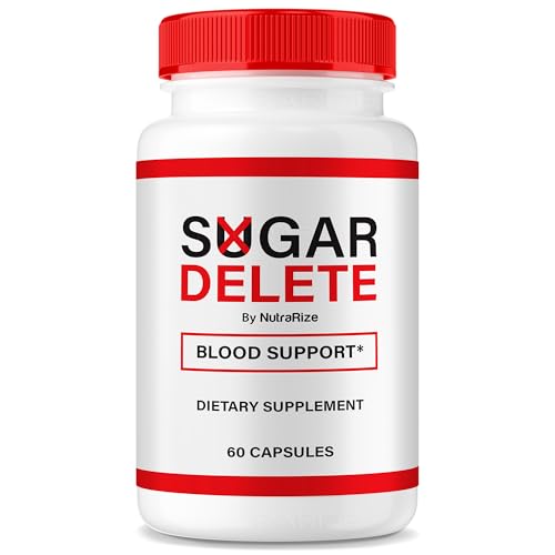 NutraRize Sugar Delete Capsules, Official Support Formula for Overall Health, Sugar Delete Pills to Maintain Healthy Stable Levels, Premium SugarDelete Pastillas Review (60 Capsules)