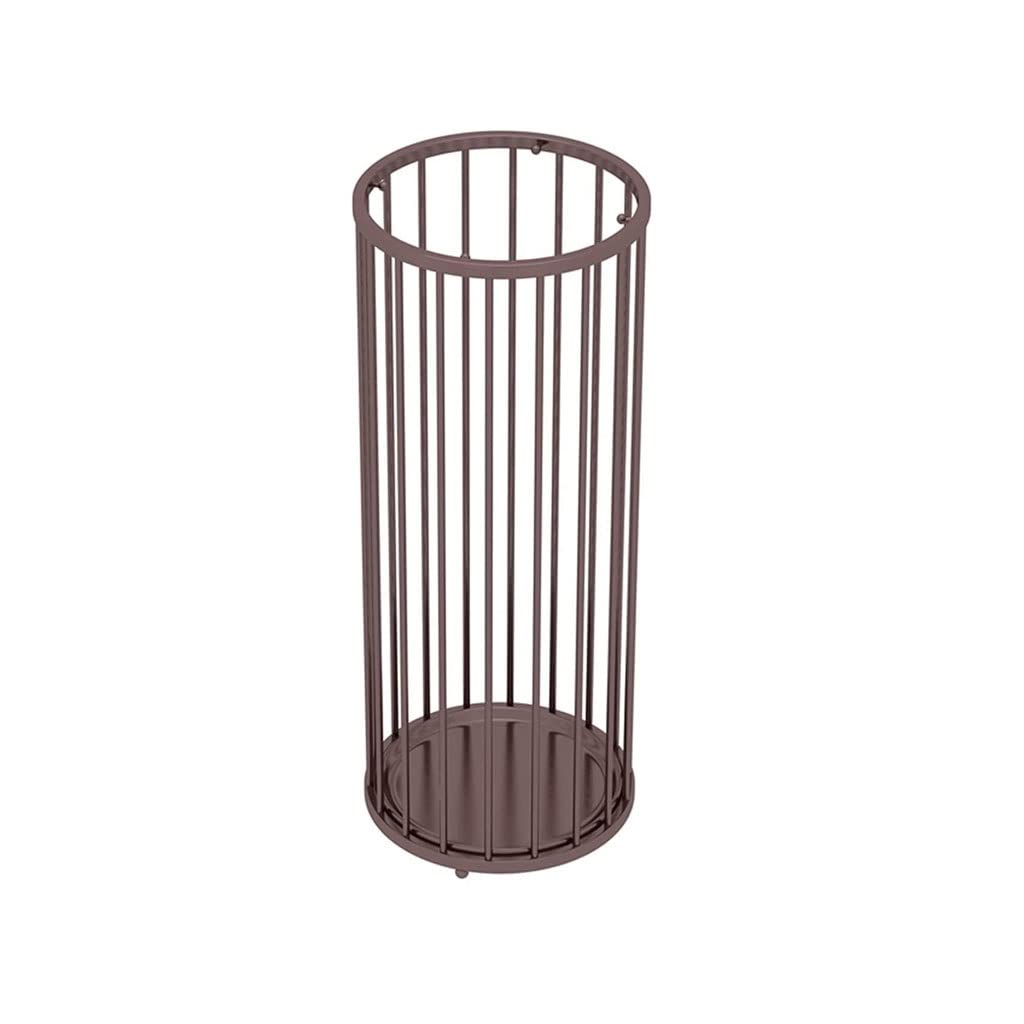 GHHVFEC Umbrella Stand 24x24x58cm, Wrought Iron Metal Frame with Drainage Tray & Hooks, Stylish Holder for Umbrellas, Perfect for Entryway or Patio Decor