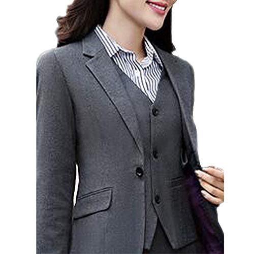 Women's 3 Piece Elegant Formal Business Lady Office Suit Set Work Wear2