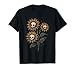 Skull Sunflowers Gothic Goth Creepy Cute Alt Grunge Y2K T-Shirt