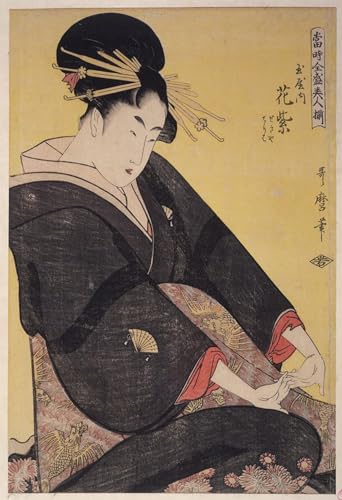 Tableau Toile Faucon Kitagawa Utamaro pour Décoration Salon Zen