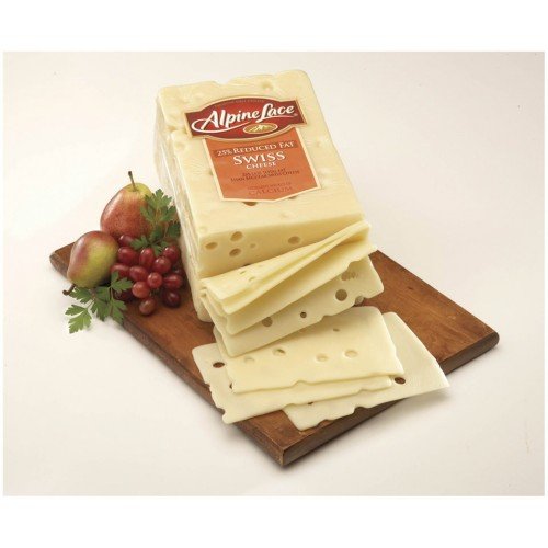 Swiss Cheese Reduced Fat (25% less fat) 16oz Sliced by HolanDeli.