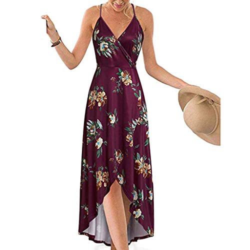 Gibobby Maxi Dresses for Women Formal Women Short Sleeve Loose Plain Casual Long