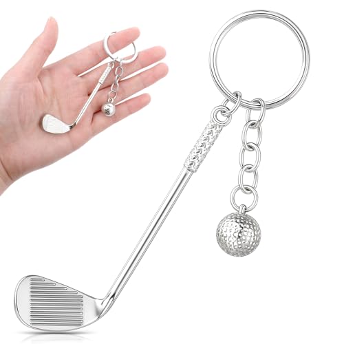 Mini Cute Golf Keychain, Golf Club Keychain Golfs Gifts Keychains