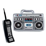 Inflatable Boom Box Prop