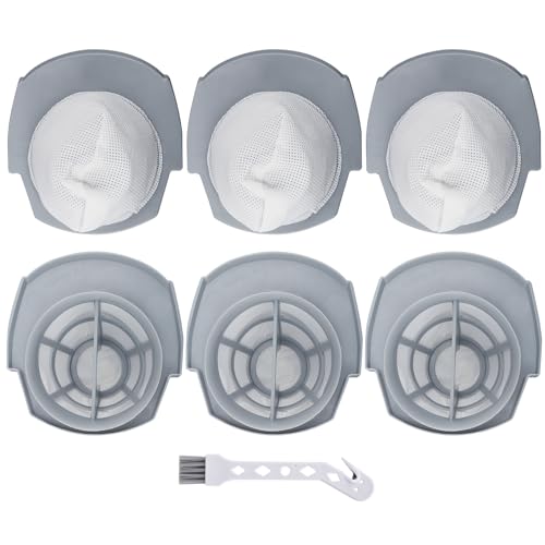 Attemart 6 Pack 2610 2611 Filter for Bissell 3-in-1 Turbo Lightweight Corded Stick Vacuum Series, Compare to Part # 1620624