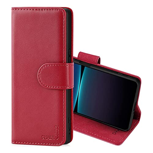 CHALK & HIDE, Real Leather Book Wallet Flip Case Cover For Sony Xperia 1 IV (2022), Real Leather Design With Card Slot
