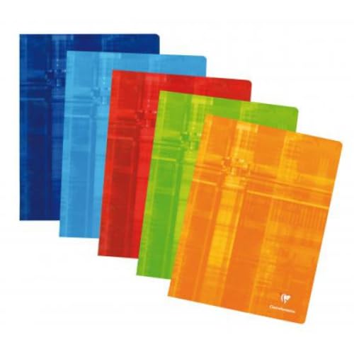 Lot de 10 Cahier Metric 24x32, 96p./48 feuilles 90 g/m² piquées, uni