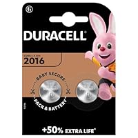 Algopix Similar Product 3 - Duracell Button Lith Batt 3V Pk2 DL2016