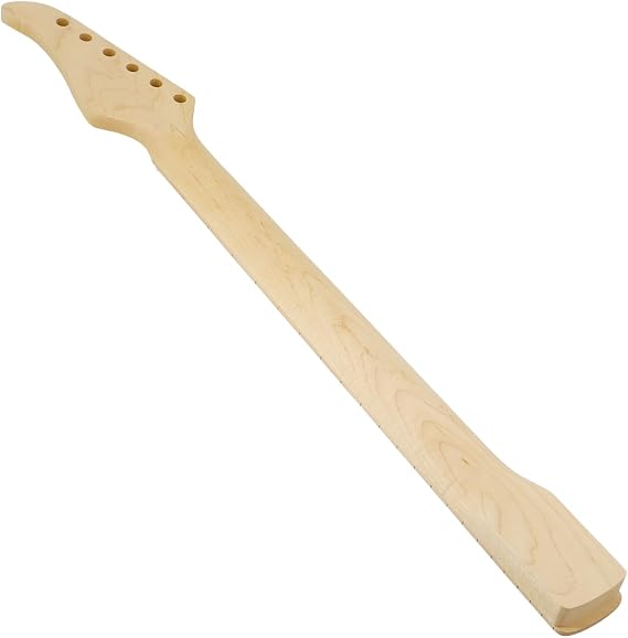 Electric Guitar Neck for ST Style Guitar 22 Fret 25.5 Inch Maple Neck Maple Fingerboard Replacement Parts Bolt on (Maple)