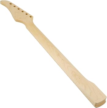 Electric Guitar Neck for ST Style Guitar 22 Fret 25.5 Inch Maple Neck Maple Fingerboard Replacement Parts Bolt on (Maple)