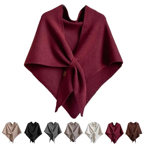 【MATERIALE SENSIBILE SULLA PELLE】 Sciarpa in cashmere da donna realizzata con tessuto di alta qualità, questa sciarpa pashmina e scialle da donna è morbida e delicata sulla pelle, offrendo comfort e delicatezza sulla pelle. Resistente e lavabile in lavatrice, mantiene la sua forma e fornisce calore accogliente, sempre e ovunque.