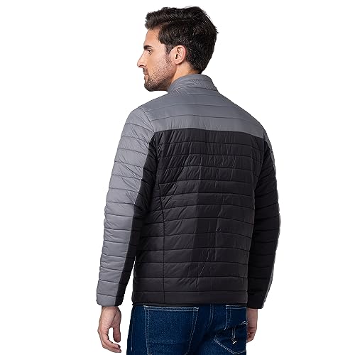 Image of Being Human Grey Regular Fit Long Sleeves Polyester Men's Jacket Clothing