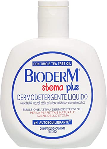 Bioderm Stoma Plus - Jabón Liquido para la Limpieza del Estoma y de la Piel Periestomal - Jabón Dermoprotector - Acción Antibacteriana y Emoliente - Ideal Contra Irritaciones y Dermatitis - 200 ml Bioderm Stoma Plus - Jabón Liquido para la Limpieza del Estoma y de la Piel Periestomal - Jabón Dermoprotector - Acción Antibacteriana y Emoliente - Ideal Contra Irritaciones y Dermatitis - 200 ml