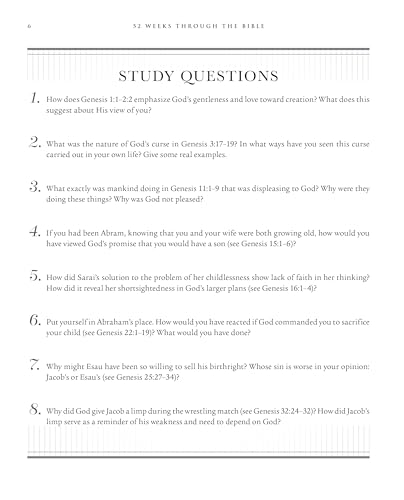 52 Weeks through the Bible: A Year-Long Bible Study for Men and Women - Image 11