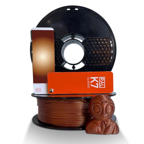 Image of NFIL3D 1KG Net PETG+ Beaming Bronze 3D Printer Filament | Filaments for 3D Printer| 1.75mm| Accuracy - + /- 0.015mm | 1000g 3D Filament, 250g Spool & 350g Packaging Weight (Total Weight 1.6KG)