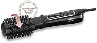 BaByliss Big Hair Rotating Hot Air Styling Brush, Black, 50 mm