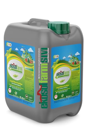 EkosolFarm Sıvı Solucan Gübresi 10 L. Organik Gübre