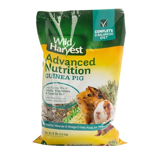 Wild Harvest Advanced Nutrition Guinea Pig, Complete And Balanced Diet, 8 Pounds