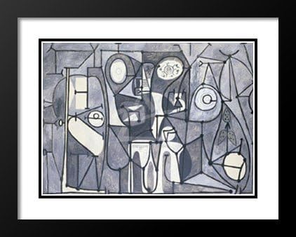 Pablo Picasso Framed and Double Matted Art Print 20x23 The Kitchen, 1948"