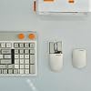LOFREE PBT Touch Mouse Replacement Back Cover - Expandable Shell Attachment to Enlarge Mouse Size for Large Hands (Block)