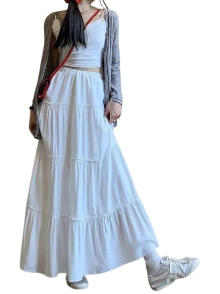 ladyana Trendy Women’s Long Skirt – Flowy Maxi Skirt, Comfortable Casual-picture-23