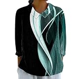 Design polyvalent à manches 3/4 : les manches 3/4 offrent une option polyvalente, offrant plus de couverture que les manches courtes tout en permettant la respirabilité. Ils rendent le chemisier adapté à différentes conditions météorologiques et occasions.