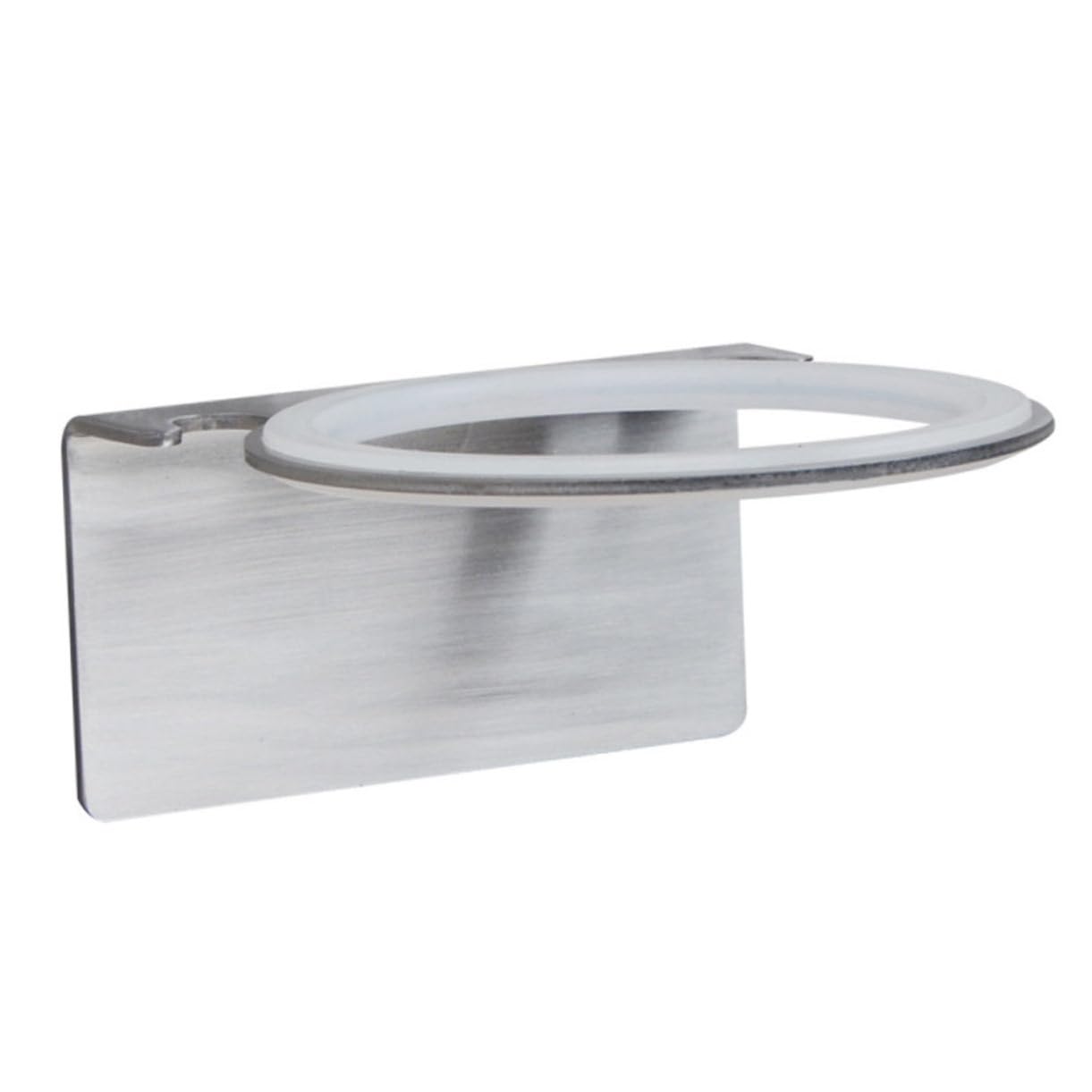 Beaupretty Non-punch Hair Dryer Rack Wall-mounted Holder Space-saving Stainless Steel for Home