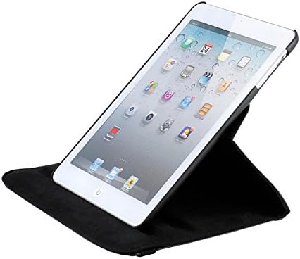 GEARONIC TM iPad Mini / Mini Retina / Mini 3 Case (Released 2014) 5-in-1 Accessories Bundle Rotating Case Business Travel Combo - Black