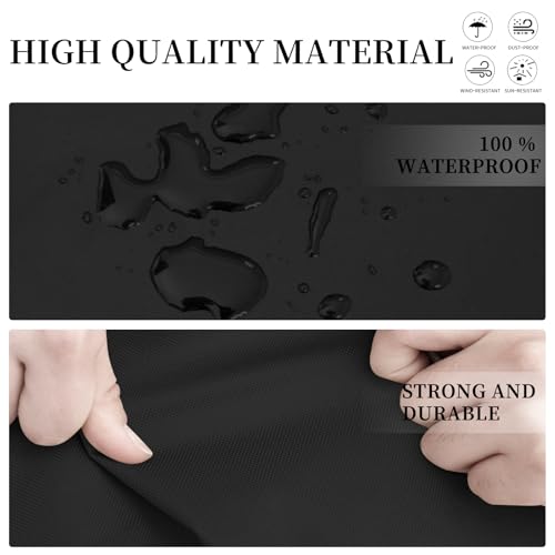 Easy-Going 600D Patio L-Shaped Sectional Sofa Cover, 85"X58", Right Facing