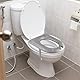 Umllpet Aufblasbares Toilettensitzkissen mit Saugnapf Toilettensitzbezug, Aufblasbares Sitzkissen, Toilettensitzerhöhung Sitzring für Erwachsene, Senioren, Behinderte, Schmerzlinderung