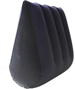 Sex Cushion for Couples Body Support Pads Back Cushion Air Blow Body Pillow Adult Inflatable Pillow Triangle Magic WedgeArgento