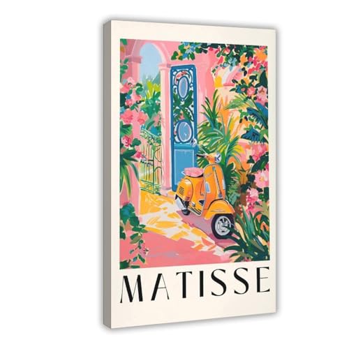 Poster vintage sur toile 40x61 cm pour décoration de chambre