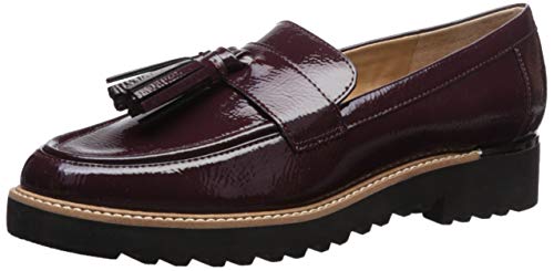 Franco Sarto Women s Carolynn Loafer, Burgundy Patent, 9 M US