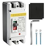 Heschen Molded Case Circuit Breaker, HSM1PV-125 2 Poles DC550V Solar PV System Solar Panels Grid Protection (100A)