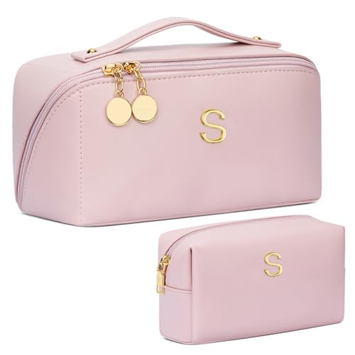 CLOUDWINGS Birthday Gifts for Women Teen Girl, Personalized Initial Makeup