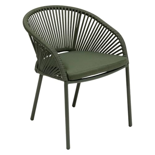 Hespéride - Fauteuil de Jardin oryon empilable Vert Laurier