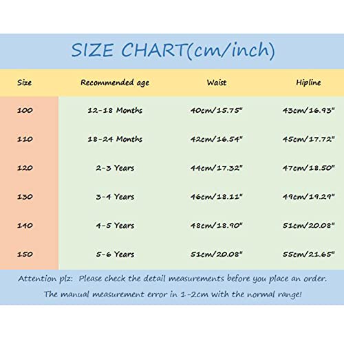 Little Girls' Cotton Panties Baby Toddler Cute Soft Underwear Kids Tagless Brief Multipack3