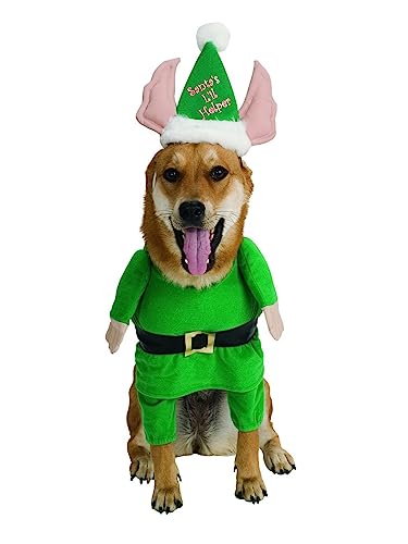 Disfraz de elfo Navidad Rubie's XL para perros