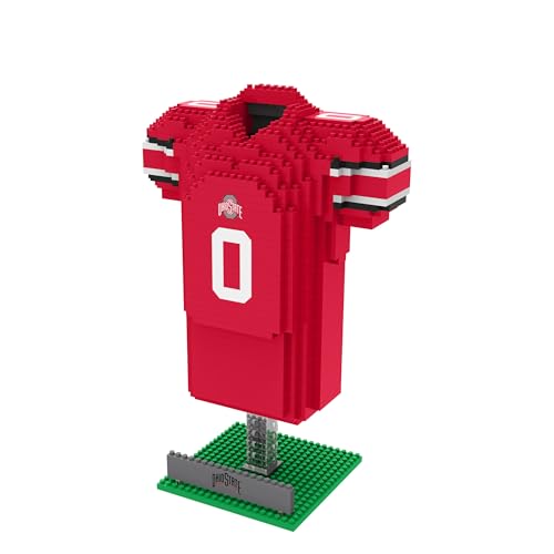 FOCO Ohio State Buckeyes NCAA 3D BRXLZ Jersey Puzzle