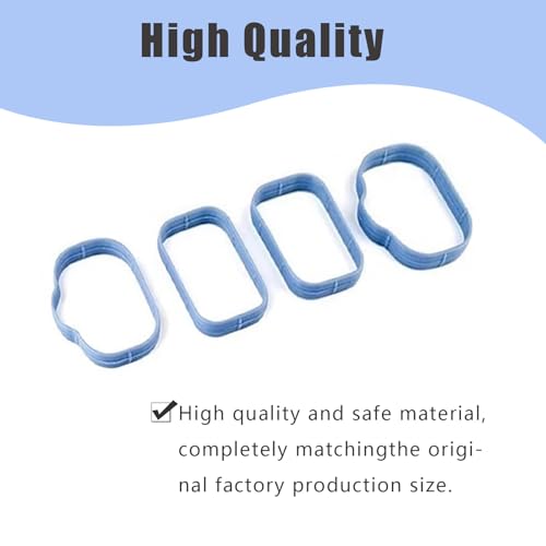 Image of 12 PCS Intake Manifold Rubber Sealing Gasket Set, Intake Manifold Upper and Lower Gasket Replaces# 5184562AC 5184331AC, Compatible with Dodge Chrysler