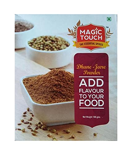 Magic Touch Hand Pounded Dhane Jeera Powder - Authentic Coriander and Cumin Seeds Powder (100 gm) (1)