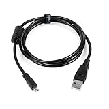 AlyKets USB Cable for Sony Camera Charger, Camera Photo Transfer Charger Cord for Sony Cybershot DSC-H200 300, DSC-W370 W800 W810 W830 W730 w710 W330 s/b/p/r (See Product Details Before Buying)