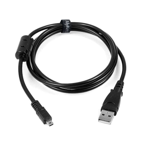 AlyKets USB Cable for Sony Camera Charger, Camera Photo Transfer Charger Cord for Sony Cybershot DSC-H200 300, DSC-W370 W800 W810 W830 W730 w710 W330 s/b/p/r (See Product Details Before Buying)