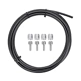 油圧ブレーキホース 油圧ホース ブラック 3 メートルバイク油圧ディスクブレーキホースチューブとオリーブコネクタインサートセット Sory