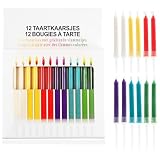 Velas Llama de Colores Set, Velas de Cumpleaños Bengalas