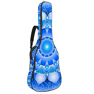 Étui de protection rembourré pour guitare acoustique classique et acoustique Motif araignée au genou Rouge mexicain… - Les Beatles, Paul McCartney, John Lennon, RIngo Starr, George Harrison