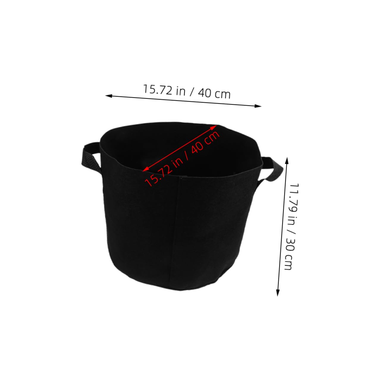 BESPORTBLE Bolsas De Cultivo De Tela No Tejida 7 Galones Asas Ideales para Fresas y Flores