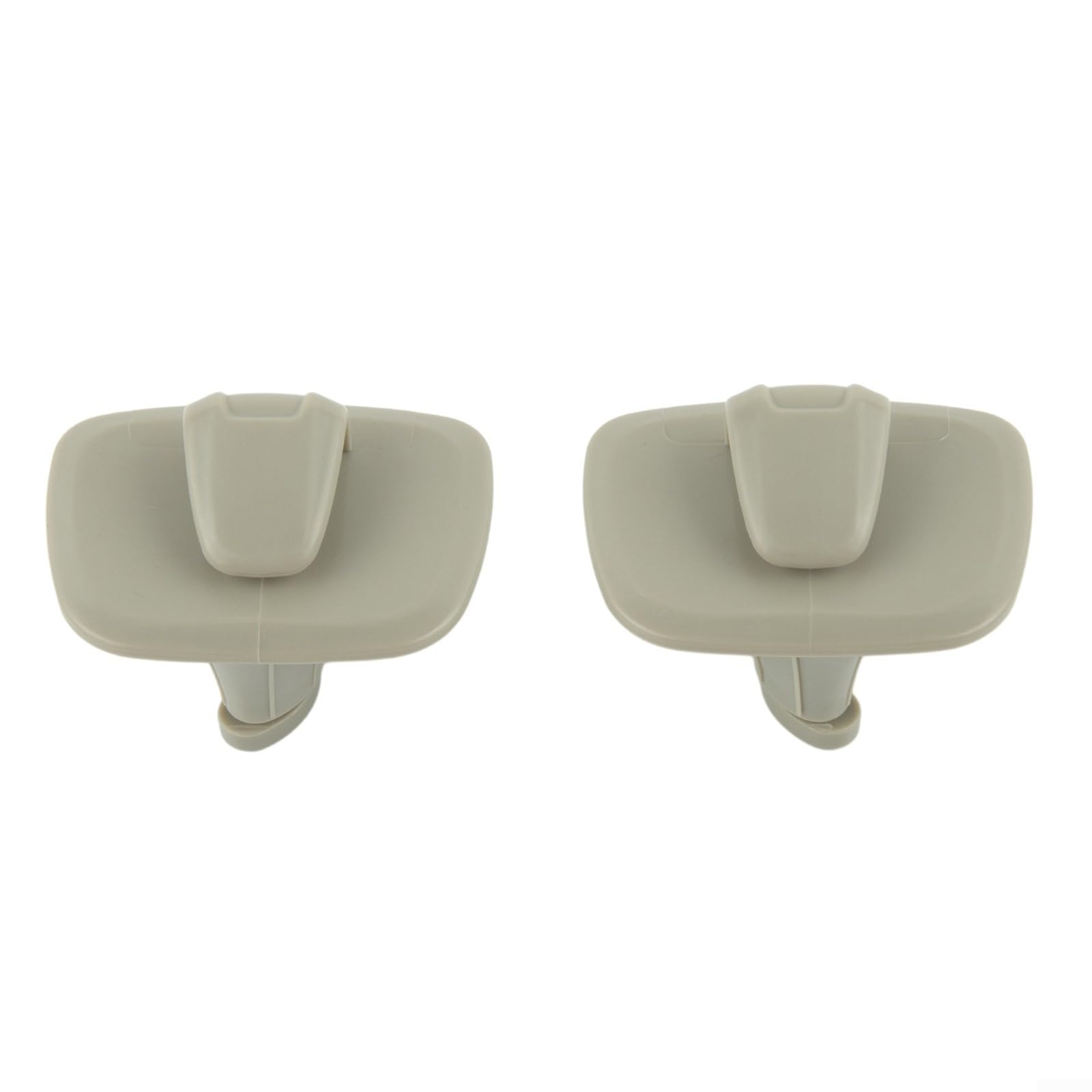 Besttoolifes Soluzioni di stoccaggio per auto, ganci posteriori per Volvo XC40 XC60 XC90, 2 pezzi, vari colori ABS grigio, beige, nero (grigio)