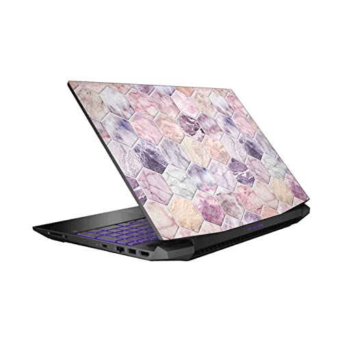 Skin HP Pavilion 15.6 autocollant vinyle marbre rose 15-dk0047TX